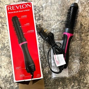 New Revlon One-Step Root Booster Round Brush Dryer and Styler